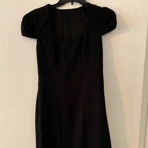 Chic LBD cocktail dress with sheer back